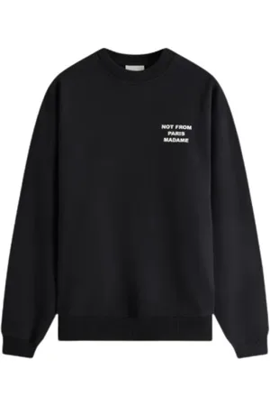 Drôle de Monsieur Sweatshirts & Hoodies, Heren, Zwart, M, Slogan Sweatshirt