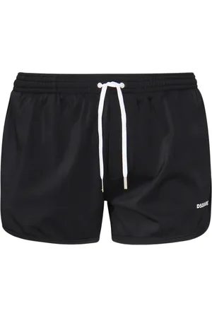 Dsquared2 Badkleding, Heren, Zwart, M, Zwart zee kleding met zijsplitten