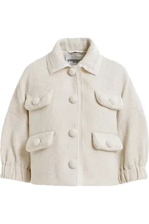 Essentiel Antwerp Jassen, Dames, , L, Polyester, Oversized Jas met Vier Zakken