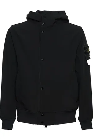 Stone Island Jassen, Heren, Zwart, S, Light Soft Shell Jacket