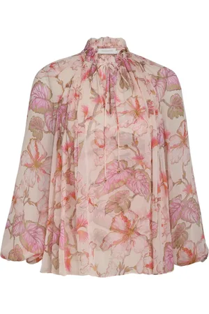 ZIMMERMANN Blouses & Shirts, Dames, Roze, M, Billow Blouse
