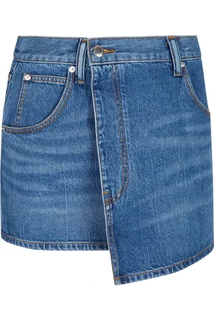 Alexander Wang Rokken, Dames, Blauw, W26, Stijlvolle Wikkelrok