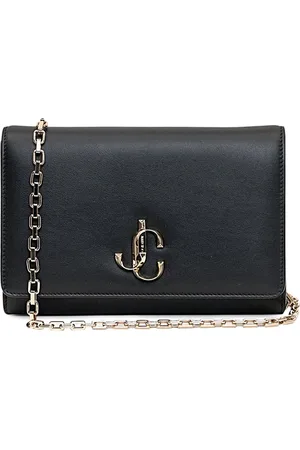 Jimmy Choo Tassen, Dames, Zwart, ONE Size, Leer, Chique Clutch Tas