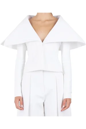 Jacquemus Jassen, Dames, Wit, S, La Veste Style Jacket