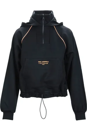 Karl Lagerfeld Sweatshirts & Hoodies, Dames, Zwart, S, Zip Sweatshirt