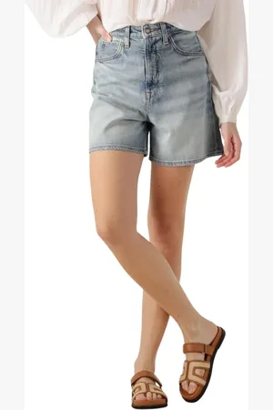 Lee Korte broeken, Dames, Blauw, W28, Denim, Stella Short Jeans