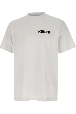Kenzo Tops, Heren, Wit, L, Katoen, Boke Flower 2.0 T-shirt