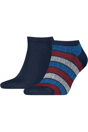 Tommy Hilfiger Ondergoed, Heren, Blauw, S, Katoen, Blauw Patroon Katoenen Ondergoed