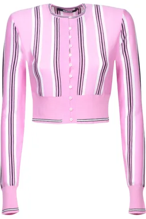 Jacquemus Truien, Dames, Roze, M, Leer, Le Cardigan Spiaggia