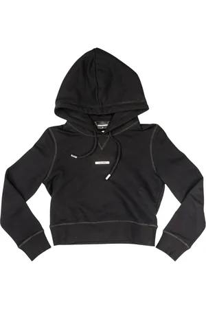 Dsquared2 Sweatshirts & Hoodies, Dames, Zwart, S, Stijlvolle Kledingcollectie
