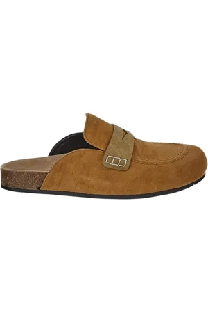 J.W.Anderson Schoenen, Dames, Geel, 40 EU, Katoen, Katoenen Muilezel Loafer Schoen