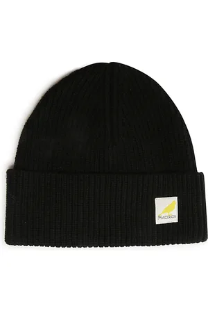 J.W.Anderson Accessoires, Heren, Zwart, ONE Size, Wol, Beanie