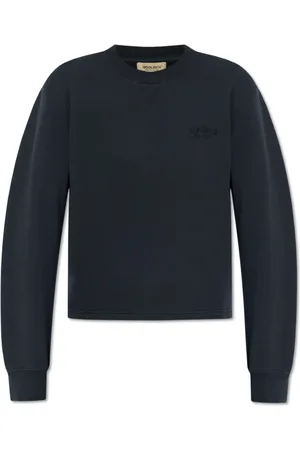 Woolrich Sweatshirts & Hoodies, Dames, Blauw, S, Katoen, Crewneck Sweatshirt