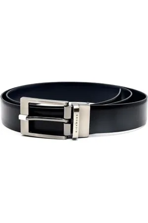 John Richmond Accessoires, Heren, Zwart, 100 CM, Leer, Riem