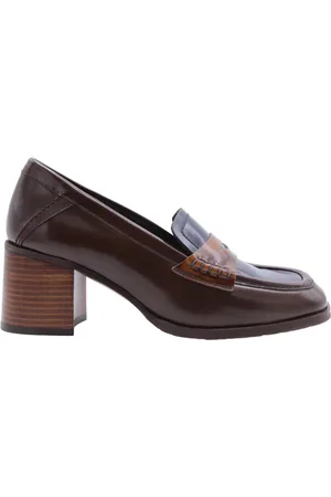 Pertini Schoenen, Dames, Bruin, 40 EU, Leer, Milskbeek Hakken