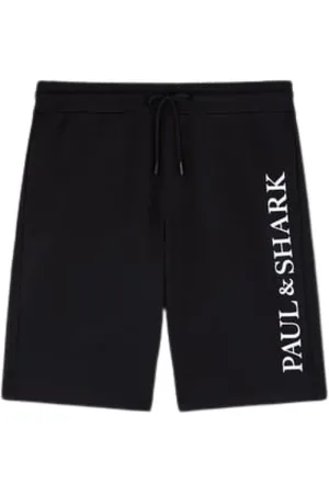 Paul & Shark Korte broeken, Heren, Zwart, S, Katoen, Regular Fit Shorts