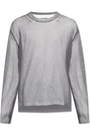 Jil Sander Truien, Heren, Grijs, L, Katoen, Double-layer Top