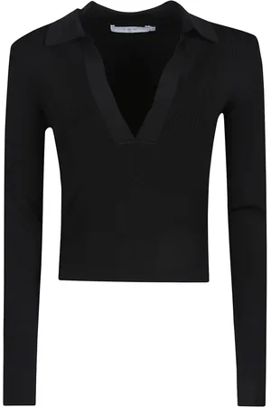 IRO Truien, Dames, Zwart, S, Knusse Gebreide Trui