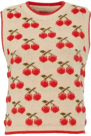 La DoubleJ Truien, Dames, , XL, Polyester, Cherry Knit Gilet
