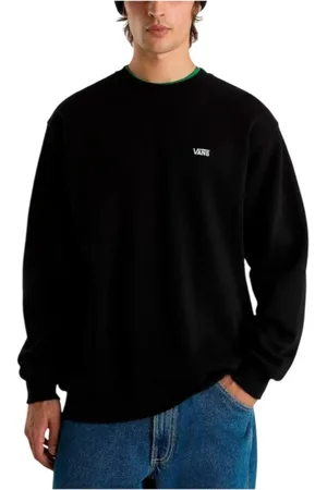 Vans Sweatshirts & Hoodies, Heren, Zwart, M, Katoen, Zwart Loose Fit Sweatshirt Left Chest II
