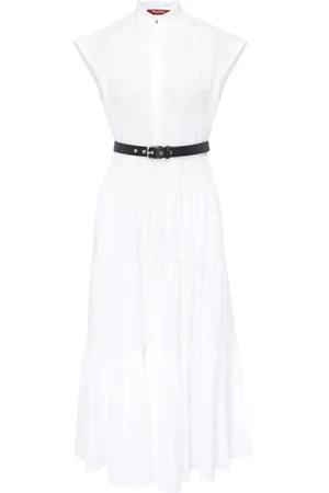 Max Mara Kleedjes, Dames, Wit, S, Elegante Bairo Jurk