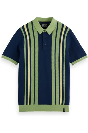 Scotch&Soda Tops, Heren, Blauw, L, Polo Shirt
