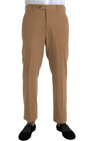 Prada Broeken, Heren, , 2Xl, Cashmere Straight Fit Pantalon