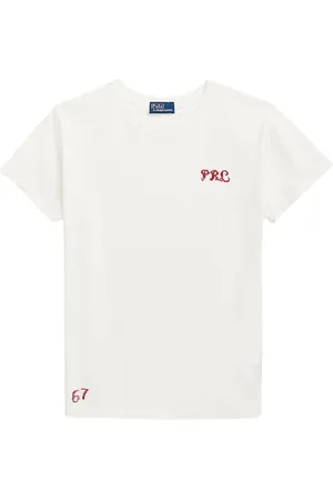 Ralph Lauren Tops, Dames, Wit, M, Katoen, Stijlvol T-shirt