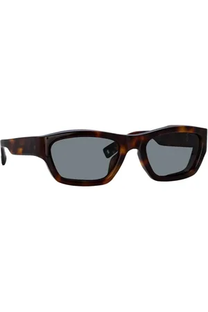 Jacquemus Accessoires, Dames, Zwart, ONE Size, Rechthoekige zonnebril