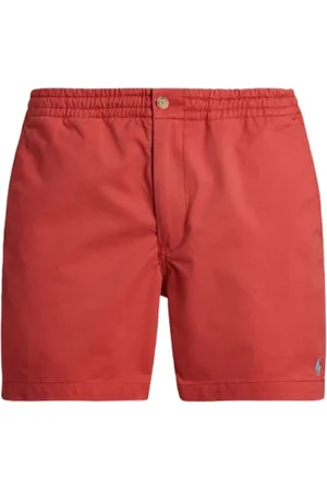Ralph Lauren Korte broeken, Heren, Rood, L, Katoen, Klassieke katoenmix Prepster shorts