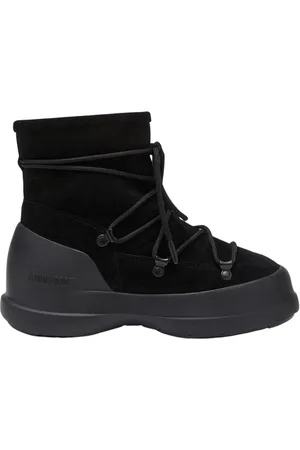 Moon Boot Schoenen, Dames, Zwart, 39 EU, Suede Luna Boot