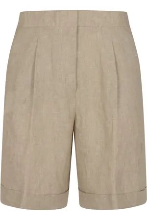 PESERICO SIGN Korte broeken, Dames, , L, Dames Bermuda Broek van Canvas