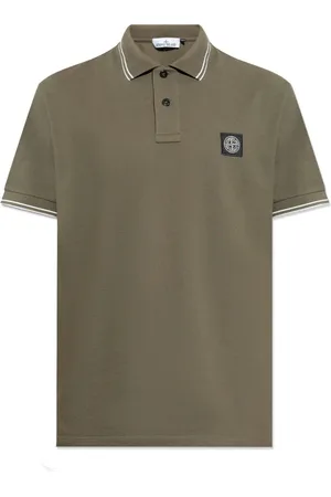 Stone Island Tops, Heren, Groen, XL, Katoen, Cotton Polo