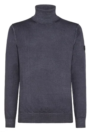 Peuterey Truien, Heren, Blauw, M, Wol, Turtleneck Truien