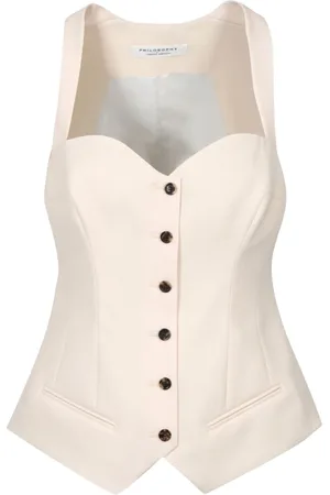 Serafini Tops, Dames, , S, Katoen, Mouwtjesloze top met bretels
