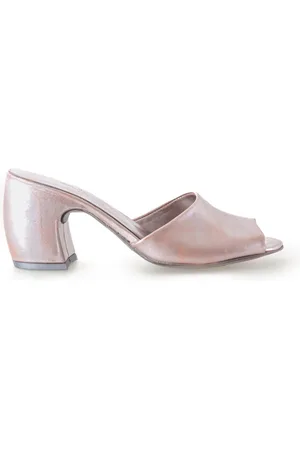Cortana Schoenen, Dames, Geel, 41 EU, Leer, Juno Mules met Hak