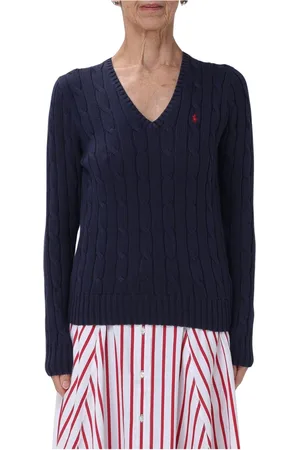 Ralph Lauren Truien, Dames, Blauw, L, Kimberly Pullover Sweater