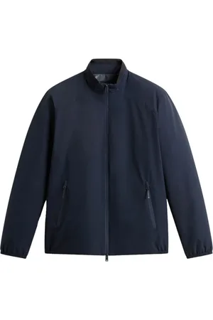 Woolrich Jassen, Heren, Blauw, 2Xl, Middernachtblauwe Ritsjas