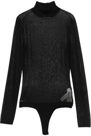 Khaite Tops, Dames, Zwart, S, Tallin Bodysuit