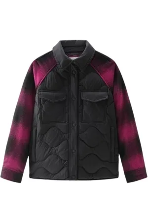 Woolrich Jassen, Dames, Zwart, S, Wol, Alba Down Jacket