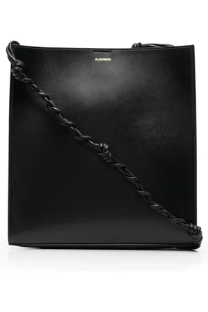 Jil Sander Tassen, Dames, Zwart, ONE Size, Leer, Tangle Medium Tas