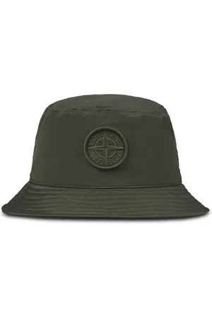 Stone Island Accessoires, Heren, Groen, M, Katoen, Trendy Hoed