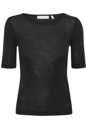 INWEAR Tops, Dames, Zwart, XS, Polyester, Fang IW T-Shirt