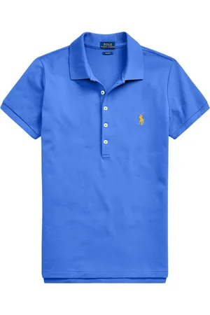 Ralph Lauren Tops, Dames, Blauw, S, Katoen, Polo Shirt