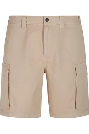 Woolrich Korte broeken, Heren, , W31, Katoen, Cargo Shorts van Gabardine Stof