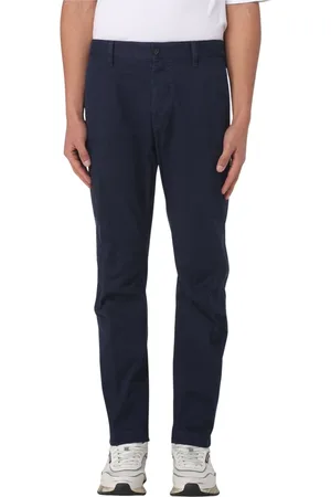 Dsquared2 Broeken, Heren, Blauw, 2Xl, Chino Broeken voor Stijlvolle Outfits