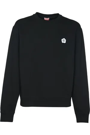 Kenzo Sweatshirts & Hoodies, Heren, Zwart, S, Katoen, Klassiek Sweatshirt