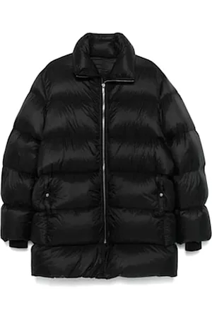 Rick Owens Jassen, Heren, Zwart, L, Stijlvolle Jas voor Mannen
