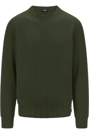 K-Way Truien, Heren, Groen, S, Wol, Merino Wolmix Trui