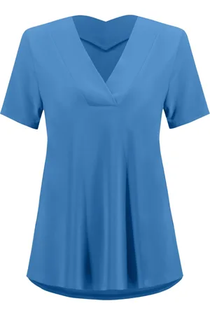 Joseph Ribkoff Blouses & Shirts, Dames, Blauw, 6Xl, Polyester, Stijlvolle Blouse